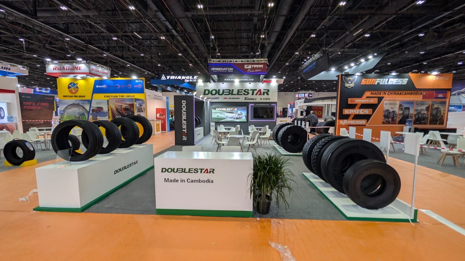 DOUBLESTAR Cambodia Pavilion at Automechanika Dubai by Infinity Exhibit